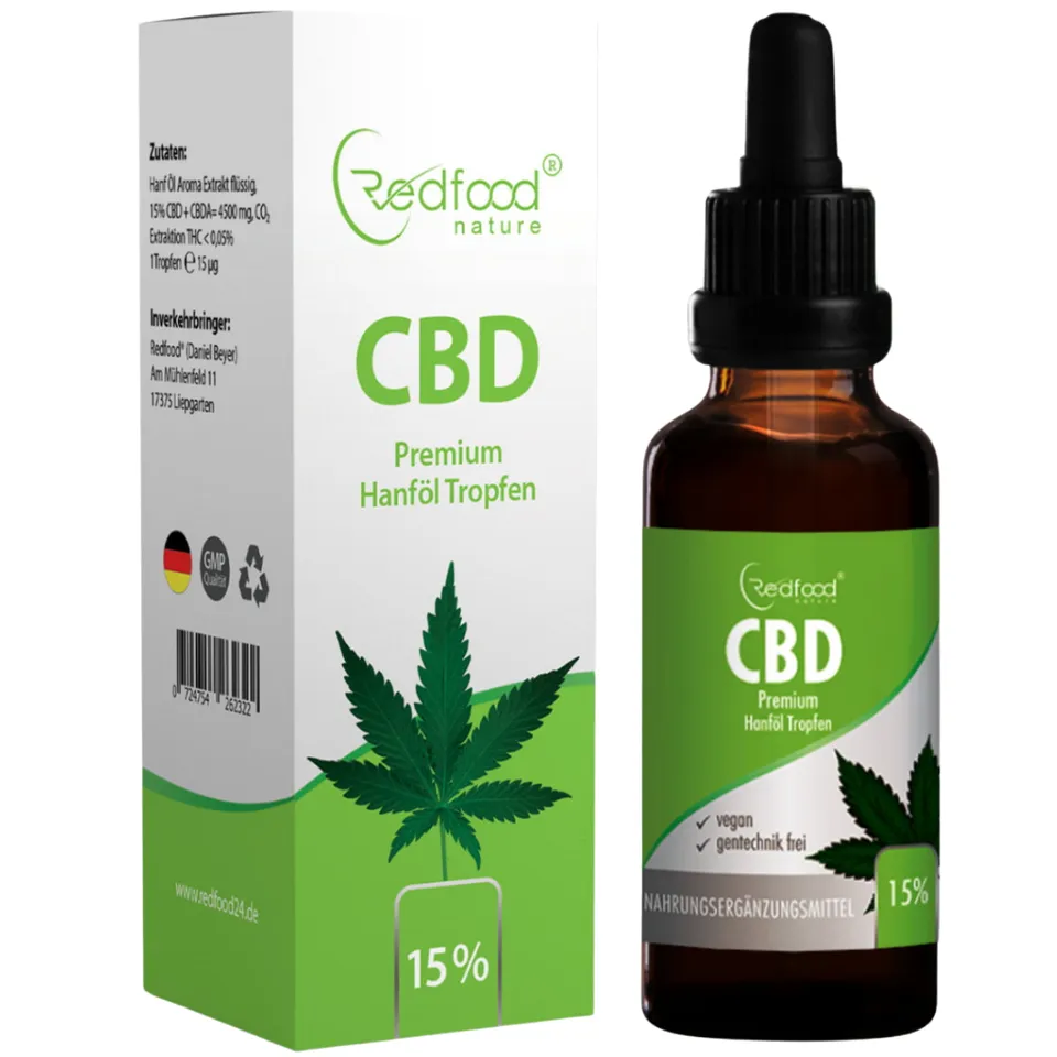 redfood-cbd-l-15-vollspektrum-hanf-l-10-ml-mild image 1