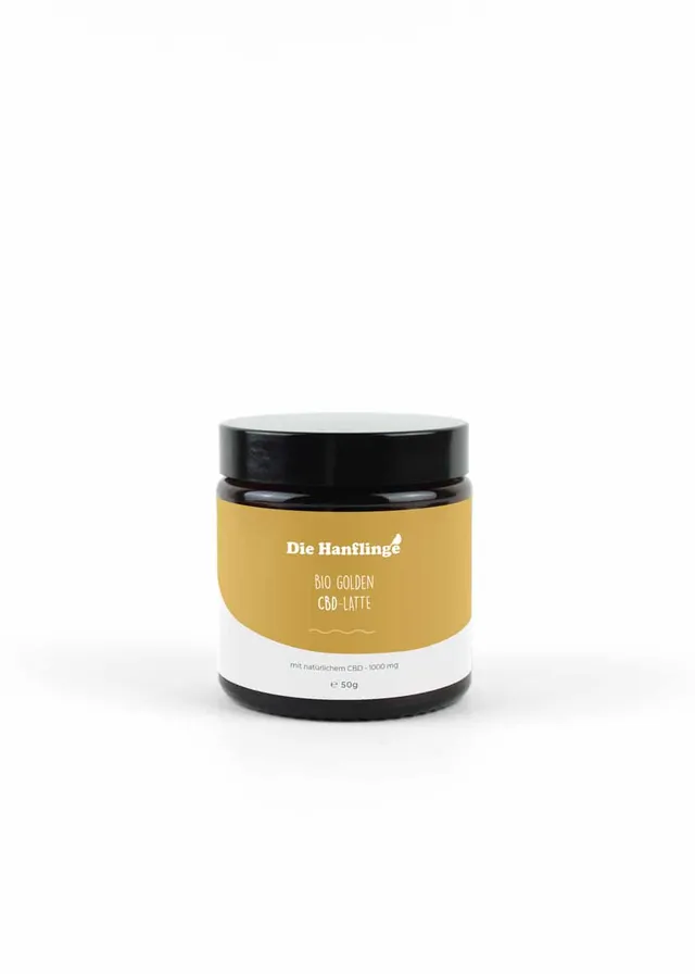 die-hanflinge-bio-hanf-latte-cbd-goldene-milch image 1