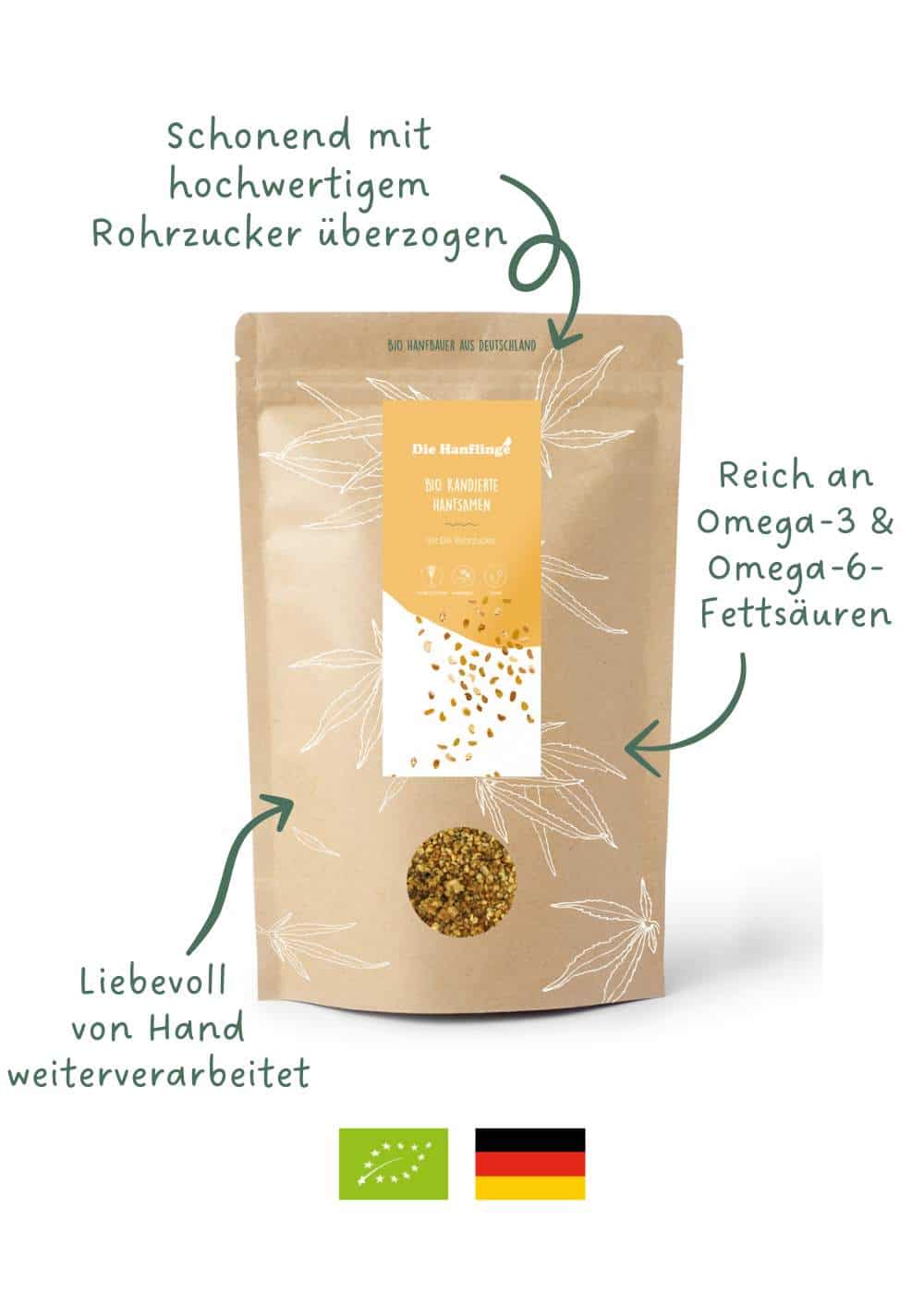 die-hanflinge-hanfsamen-bio-kandierte-hanfsamen-snack-rohrzucker image 3
