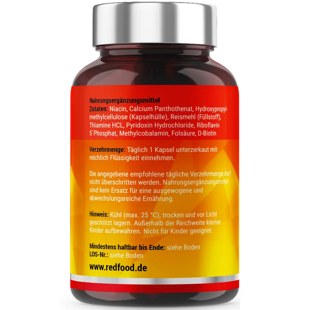 redfood-vitamin-b-komplex-hochdosiert-kapseln-8-vitamine image 2