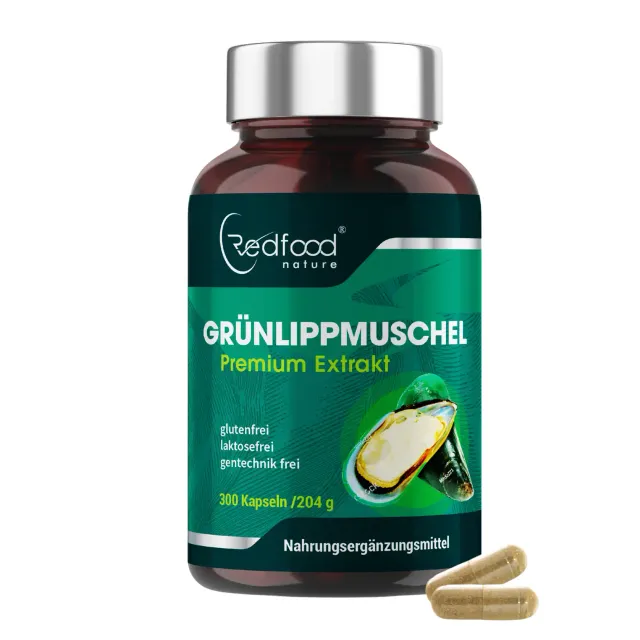 redfood-gr-nlippmuschel-300-kapseln-gelenke-omega-3 image 1