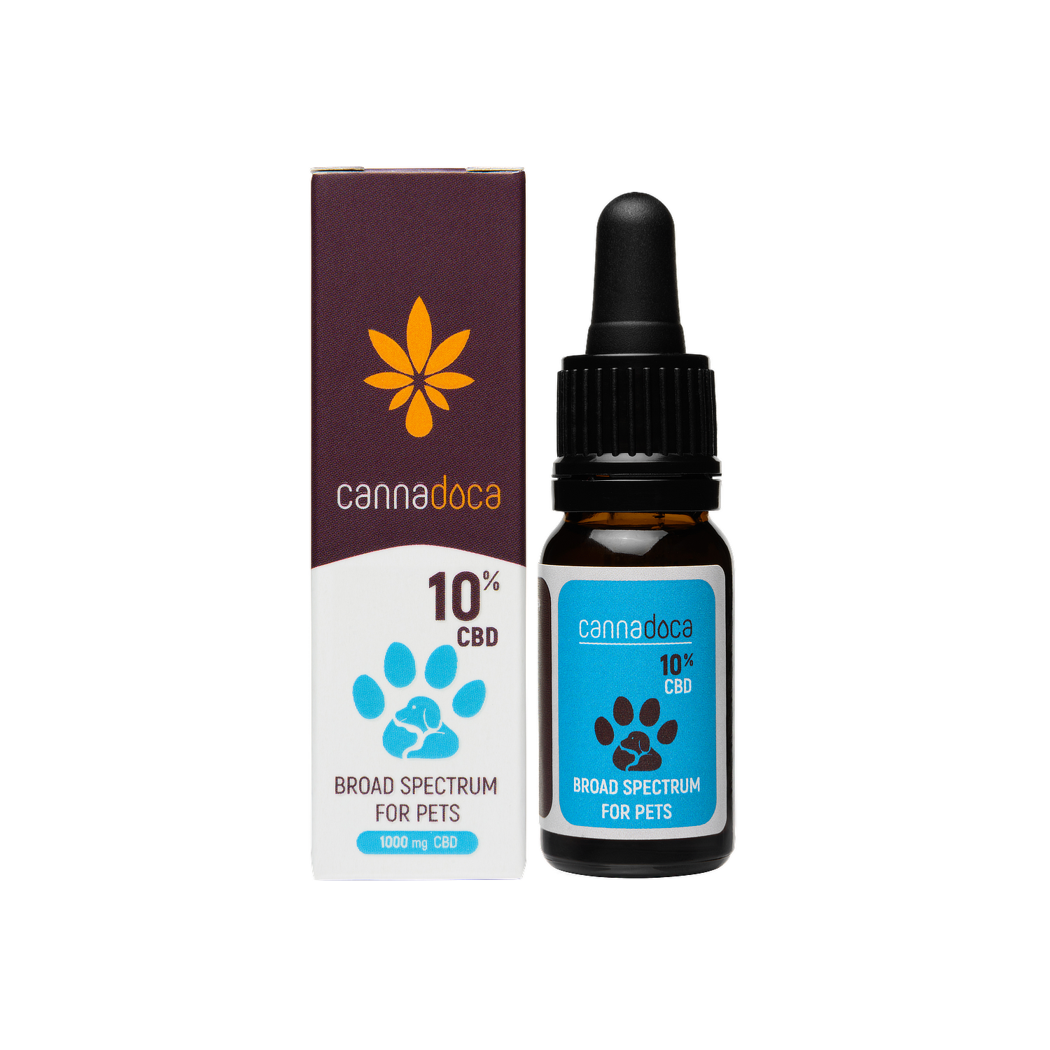 cannadoca-cbd-oil-for-pets-premium-cbd-l-hund-10-10ml-tropfen image 2