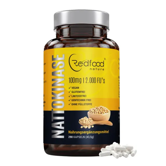 redfood-nattokinase-2000-fu-kapseln-290-st-ck-ohne-vitamin-k image 1
