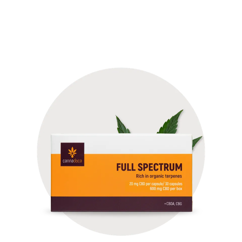 cannadoca-cbd-kapseln-600-mg-vollspektrum-30-softgels image 1