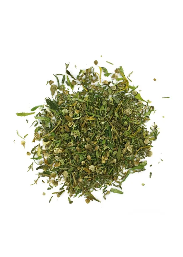 die-hanflinge-bio-cbd-hanftee-4-4-bl-ten-luftgetrocknet image 1