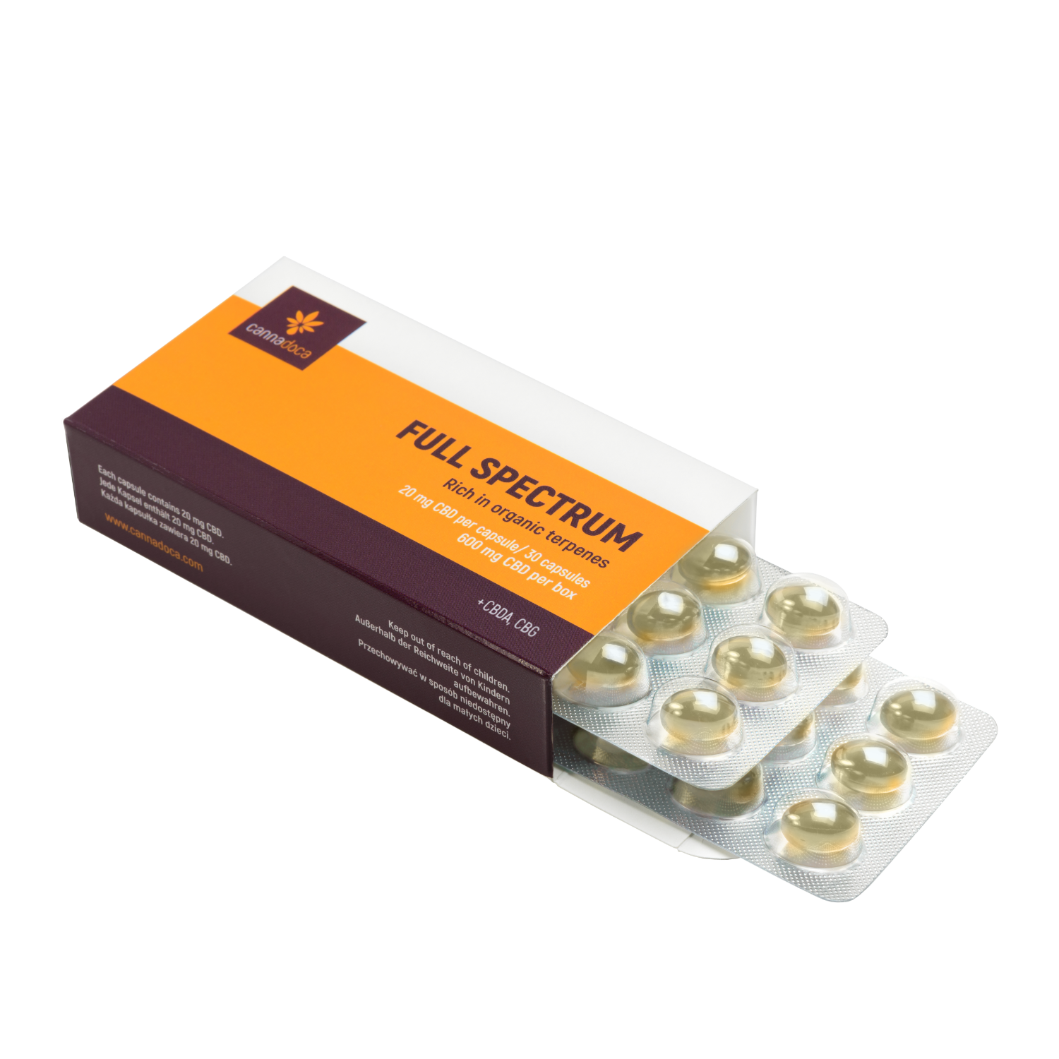 cannadoca-cbd-kapseln-600-mg-vollspektrum-30-softgels image 2