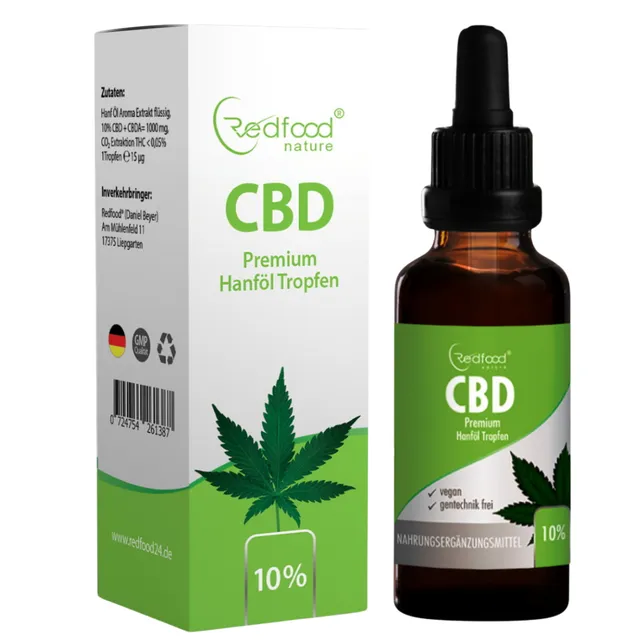 redfood-cbd-l-10-vollspektrum-hanf-l-10ml-mild image 1