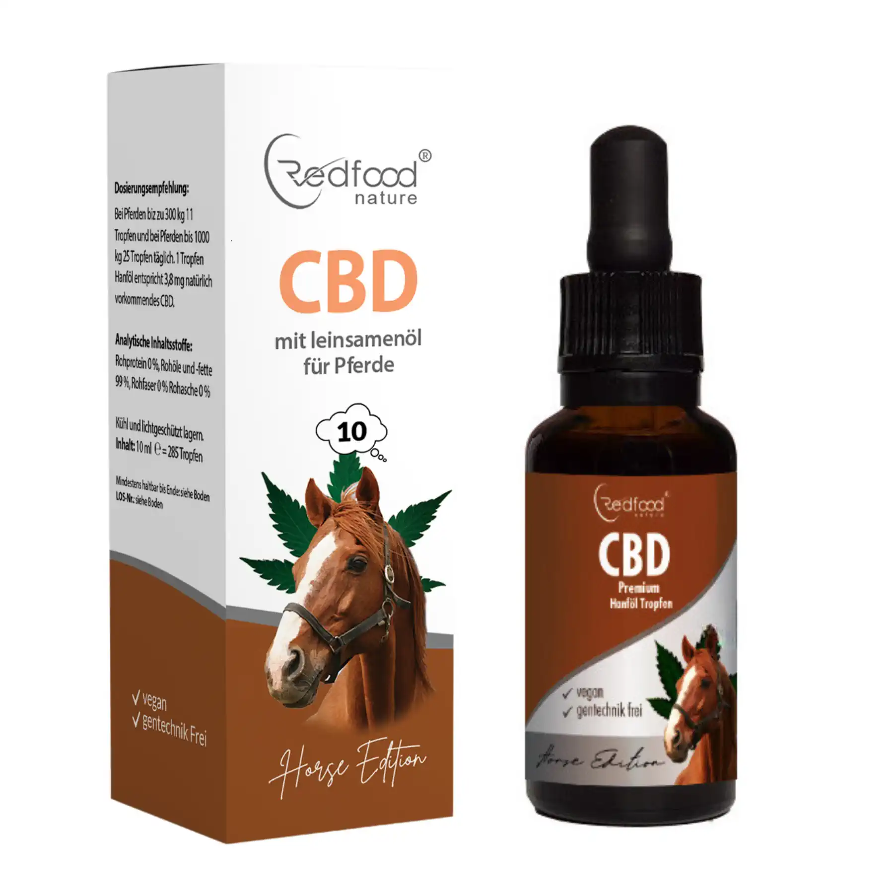 redfood-cbd-l-f-r-pferde-10-10-ml-mit-leinsamen-l image 1